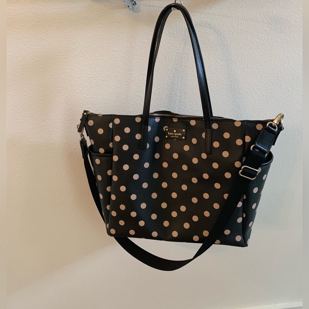 Kate Spade Diaper bag pink polka dots